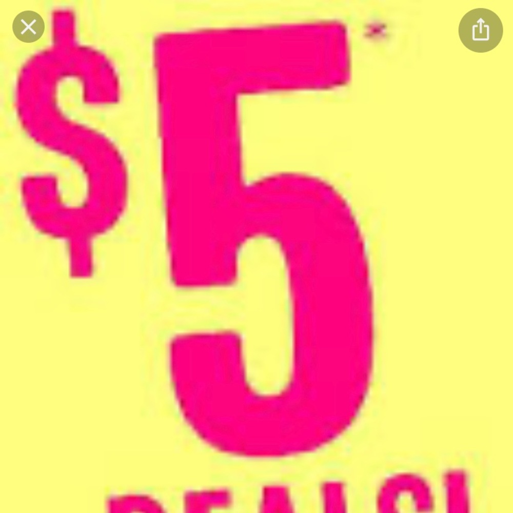 $ 5 SALE! All individual items are $5